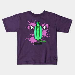 Pop Art for Kids | Franky | Green Kids T-Shirt